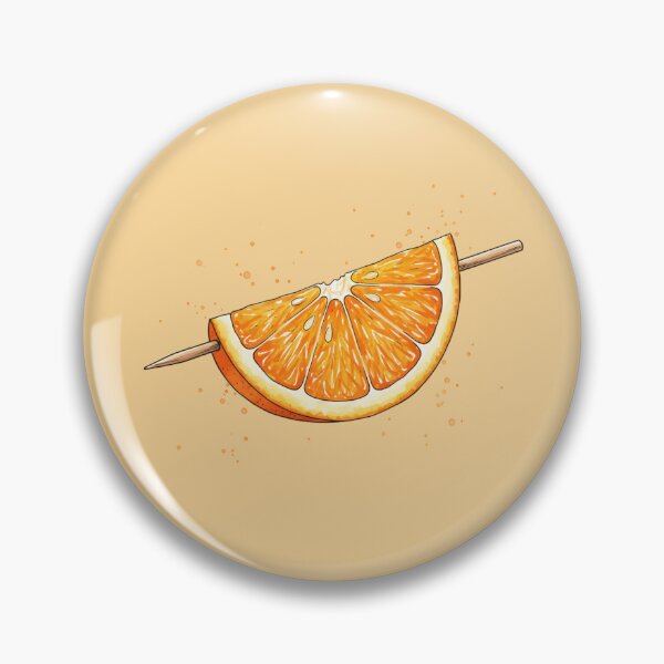 Item preview, ORANGE wedge with toothpick designed and sold by S-M-P-A.