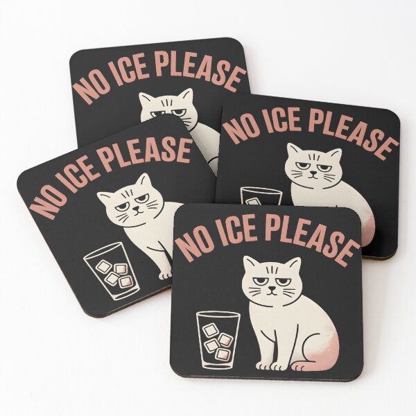 Item preview, No Ice Please Funny Cat Meme Men Women designed and sold by BLZART.