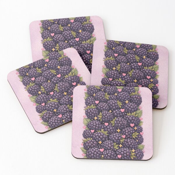 Item preview, Valentine’s Day illustration of a hand-drawn blackberry  designed and sold by MariaPencilArt.