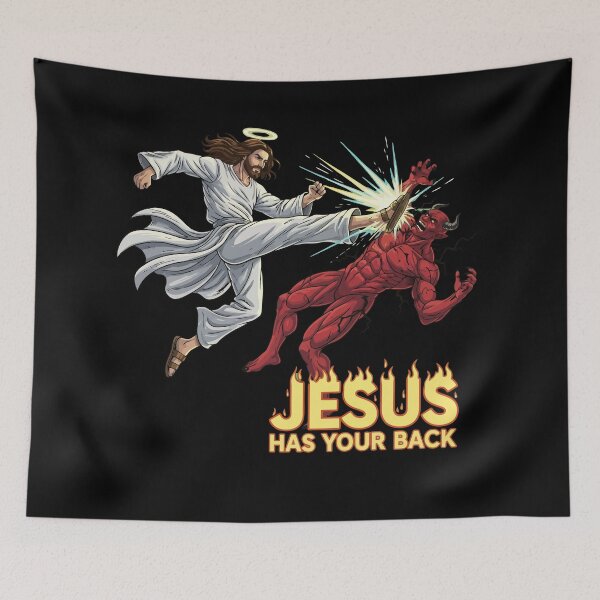 Item preview, Jesus Has Your Back designed and sold by deathanarchy.