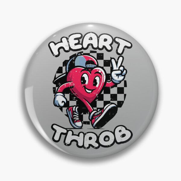 Item preview, Valentines Day Heart Throb Peace Retro Groovy Boys Kids Men designed and sold by mjohnson9.