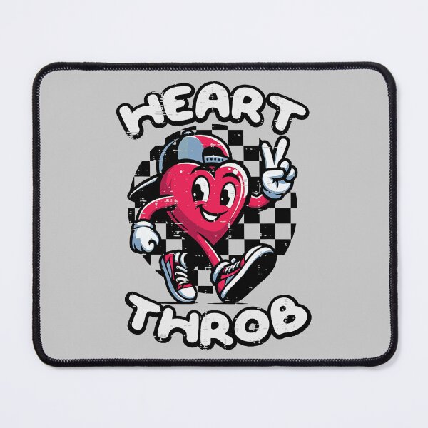 Item preview, Valentines Day Heart Throb Peace Retro Groovy Boys Kids Men designed and sold by mjohnson9.