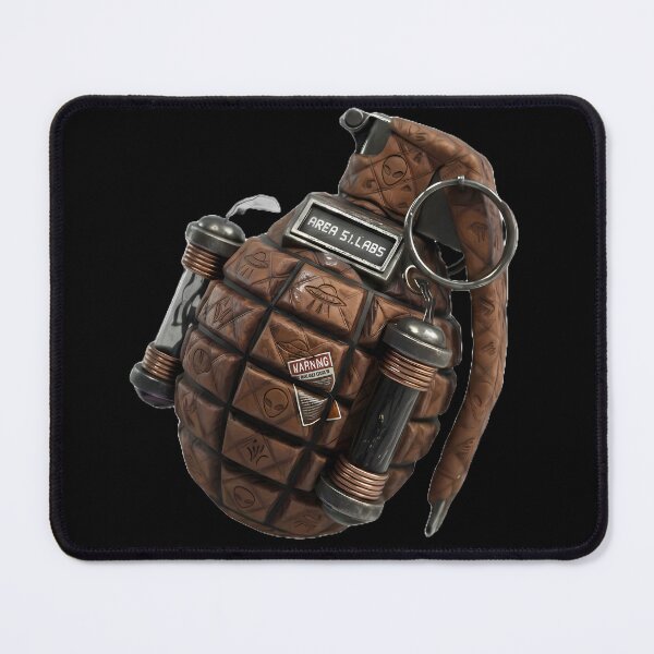 Item preview, Area 51 Labs: TACTICAL RUNE GRENADE - Vintage Leather Edition (Classified Archive) designed and sold by AREA51.LABS.