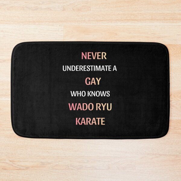 Item preview, Funny Gay Martial Artist Wado Ryu Karate designed and sold by thurma85.