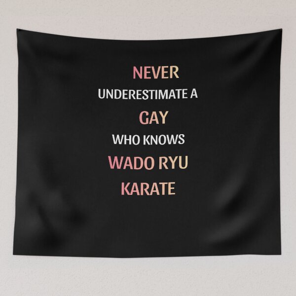 Item preview, Funny Gay Martial Artist Wado Ryu Karate designed and sold by thurma85.