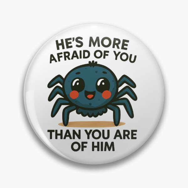 Item preview, He's More Afraid of You – Cute Spider Kids Tee designed and sold by FunnehGacha.
