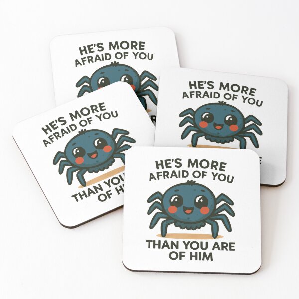 Item preview, He's More Afraid of You – Cute Spider Kids Tee designed and sold by FunnehGacha.