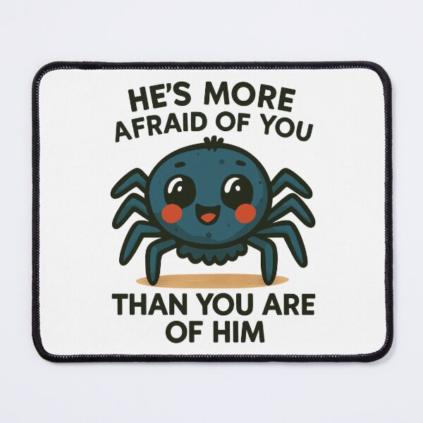 Item preview, He's More Afraid of You – Cute Spider Kids Tee designed and sold by FunnehGacha.