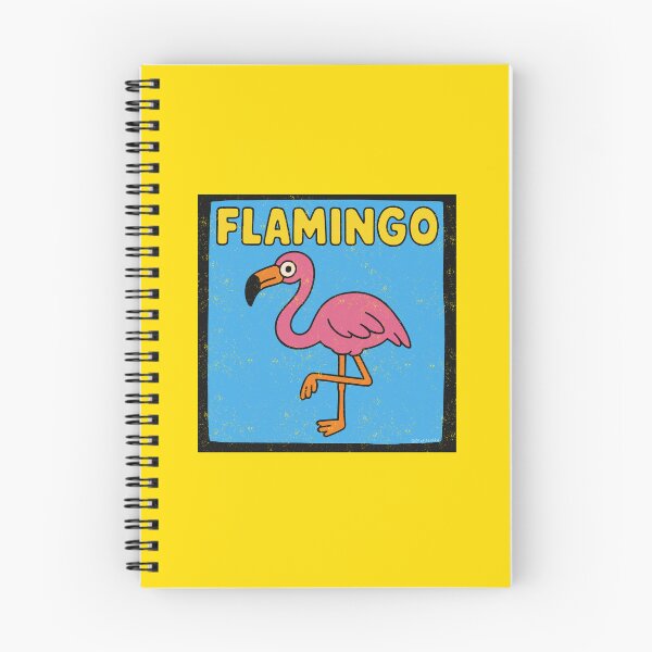 Item preview, Flamingo cartoon - Weathered Look designed and sold by FunnehGacha.