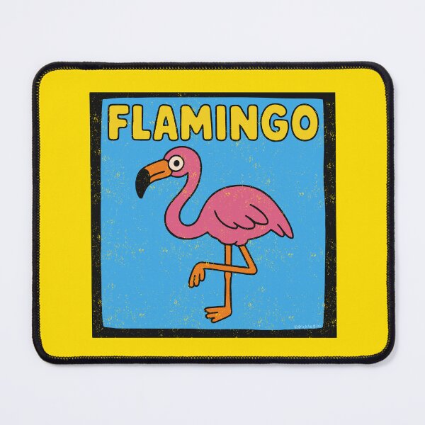 Item preview, Flamingo cartoon - Weathered Look designed and sold by FunnehGacha.