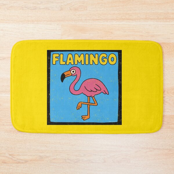 Item preview, Flamingo cartoon - Weathered Look designed and sold by FunnehGacha.