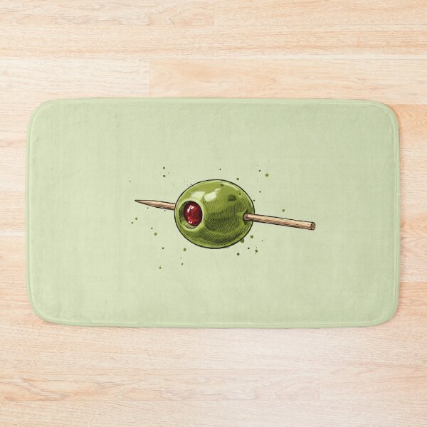 Item preview, Green OLIVE with pimento on a toothpick designed and sold by S-M-P-A.