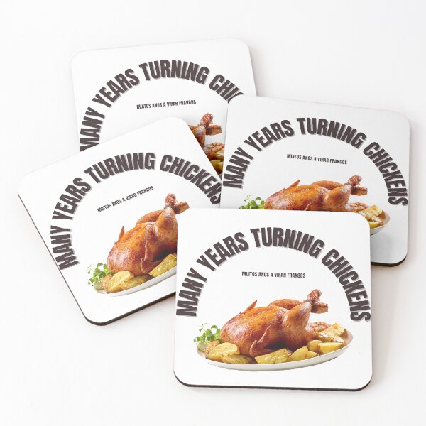 Item preview, Many Years Turning Chickens - Funny Portuguese Proverbs designed and sold by BrainyLingo.