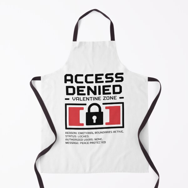 Item preview, Access Denied Valentine Shirt – Anti Valentine Emotional Boundaries Humor designed and sold by MORIANZPOD.
