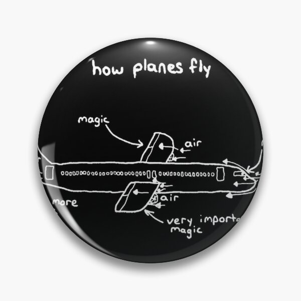 Item preview, How Planes Fly dark theme ✈️✈️✈️ designed and sold by tobri.