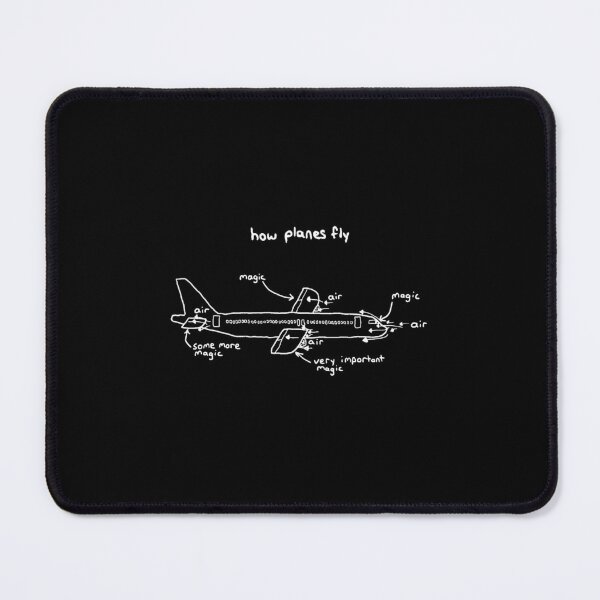 Item preview, How Planes Fly dark theme ✈️✈️✈️ designed and sold by tobri.