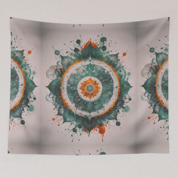 Item preview, Abstraction of the Indian Tricolor - white background designed and sold by ShaDeS-AI-Art.
