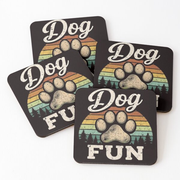 Item preview, Retro Sunset Dog Fun designed and sold by Designbox5.