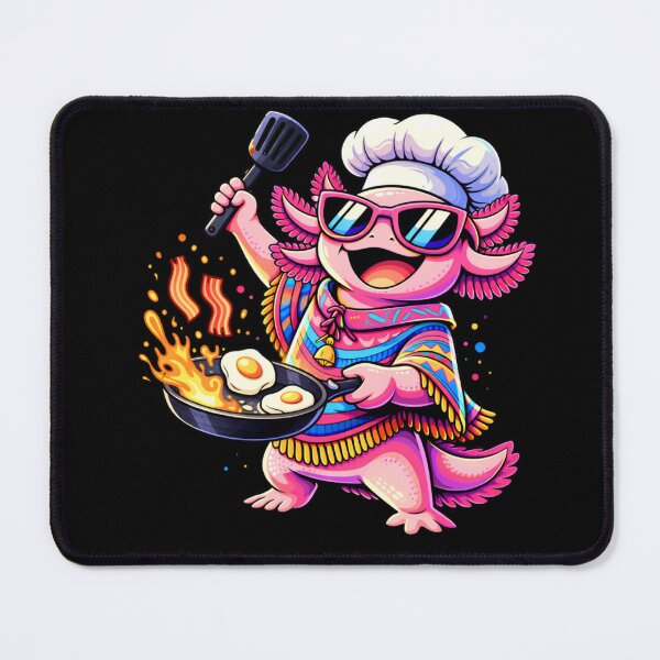 Item preview, Funny Chef Axolotl Cooking – Cute Pop Art Food Animal Illustration designed and sold by ColorSplash123.