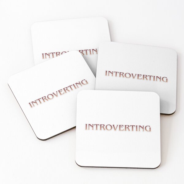 Item preview, Introverting Quiet Introvert Sticker designed and sold by PS-ARTSHOP.