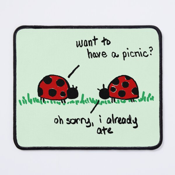 Item preview, Ladybug Asking for a Picnic designed and sold by ScribbL-ScrabbL.