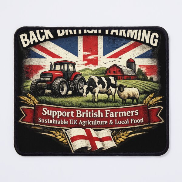 Item preview, Back British Farming designed and sold by LaftaDesign.