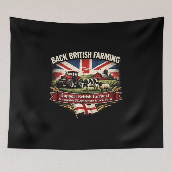 Item preview, Back British Farming designed and sold by LaftaDesign.
