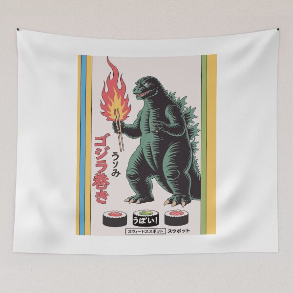 Item preview, Sushi Kaiju – Japanese Dragon Sushi  | Epic Humor & Streetwear Art designed and sold by paulo silveira.