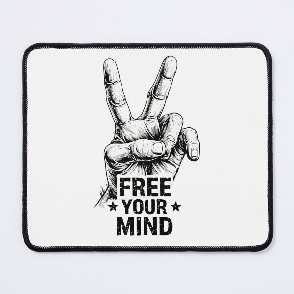 Item preview, Freedom Series - Free Your Mind V Sign Art designed and sold by emaga.