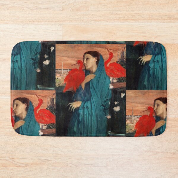 Item preview, Young Woman With Ibis by Edgar Degas: Dreamlike Impressionist Fine Art Print designed and sold by artofuniverse.