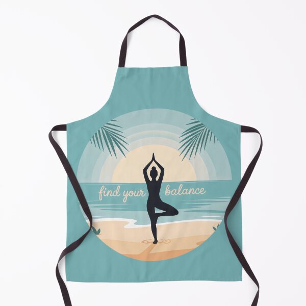 Item preview, Find Your Balance Yoga Tree Pose Beach Sunset Zen Art designed and sold by SplashTastic.