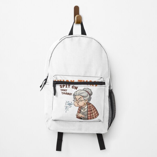 Item preview, Huak Tuah – Funny Cartoon Grandma Spitting Illustration designed and sold by Evaevonechi.