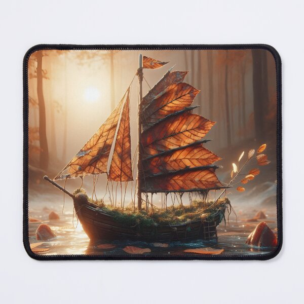 Item preview, Leaf Boat, Ai Generated Art  designed and sold by ACC .
