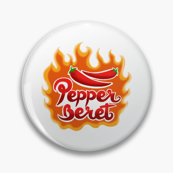 Item preview, Pepper Beat Spicy Chili Flame Typography designed and sold by WFHello.