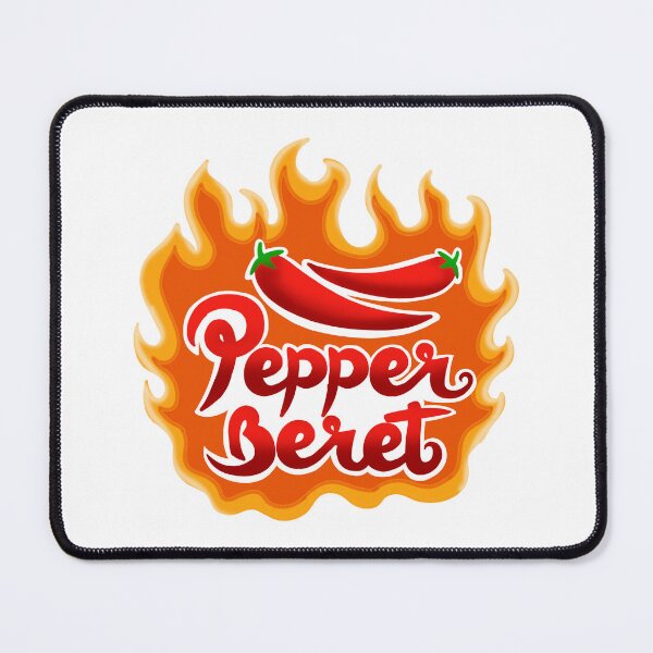 Item preview, Pepper Beat Spicy Chili Flame Typography designed and sold by WFHello.