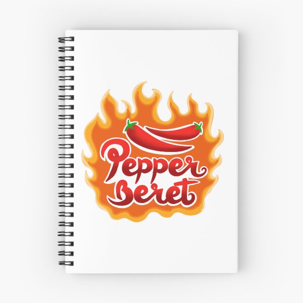 Item preview, Pepper Beat Spicy Chili Flame Typography designed and sold by WFHello.