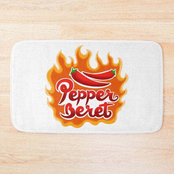 Item preview, Pepper Beat Spicy Chili Flame Typography designed and sold by WFHello.
