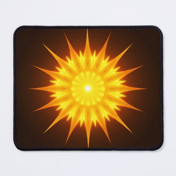Item preview, Energy Boosting Radiant Core Mandala | Controlled Solar Burst Sacred Geometry designed and sold by ArtivaNest.