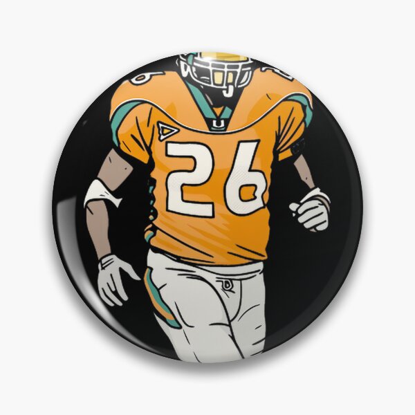 Item preview, Football Icon 26 Miami Orange designed and sold by WilliamsdoGDesi.