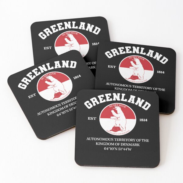 Item preview, Greenland Is Not For Sale Emblem Design designed and sold by margamPagenberg.