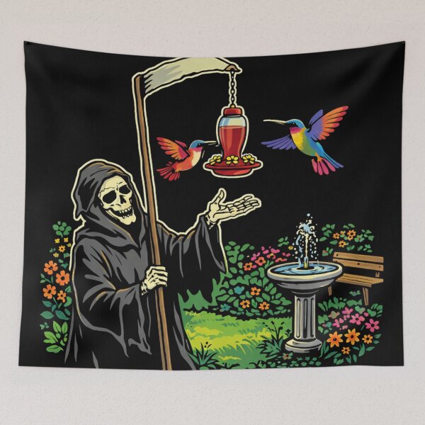 Item preview, Grim Helper Hummingbird (Tee) designed and sold by Michael Puckett.