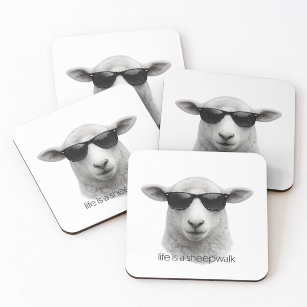 Item preview, Life is a sheepwalk designed and sold by Mad-by-The-O.