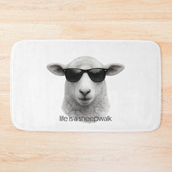Item preview, Life is a sheepwalk designed and sold by Mad-by-The-O.
