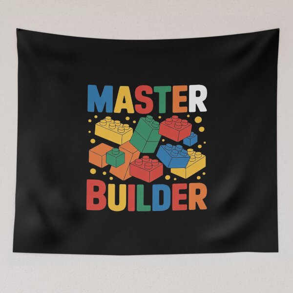 Item preview, Master Builder Kids Building Blocks Brick Builder Boys Girl designed and sold by AquaKiev.