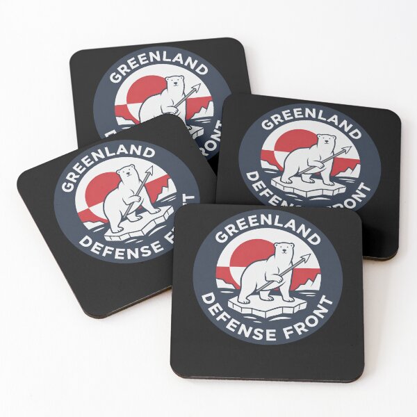 Item preview, Greenland Defense Front Polar Bear Emblem designed and sold by margamPagenberg.
