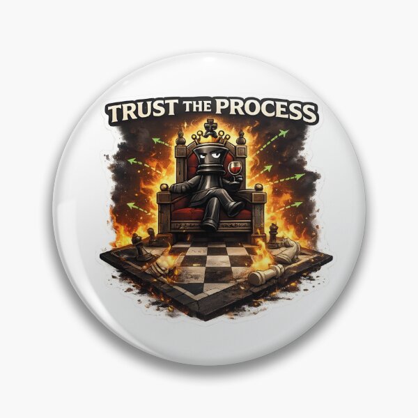 Item preview, Trust the Process designed and sold by Pinned & Forked Studio.