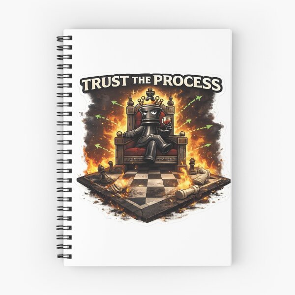 Item preview, Trust the Process designed and sold by Pinned & Forked Studio.
