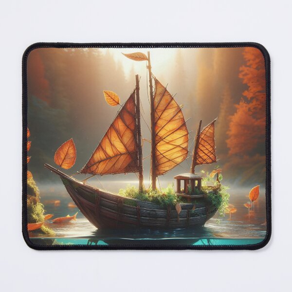 Item preview, Leaf Boat, Ai Generated Art  designed and sold by ACC .