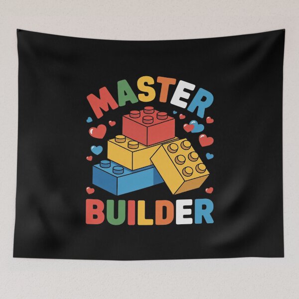 Item preview, Master Builder Kids Building Blocks Brick Master Builder designed and sold by AquaKiev.