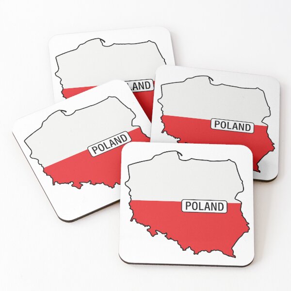 Item preview, POLAND Flag Map designed and sold by Amy's pet prints.